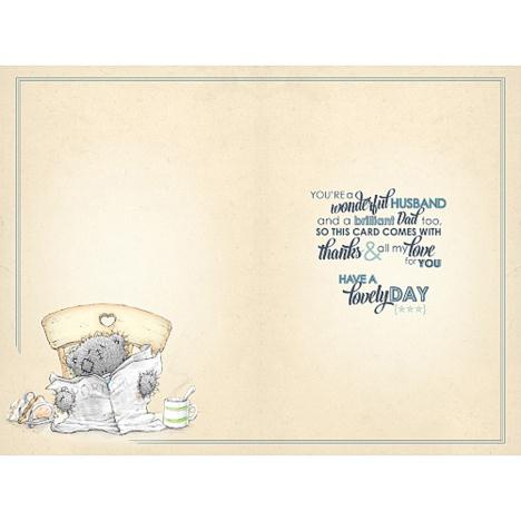 Husband On Father Day Me to You Bear Card Extra Image 1